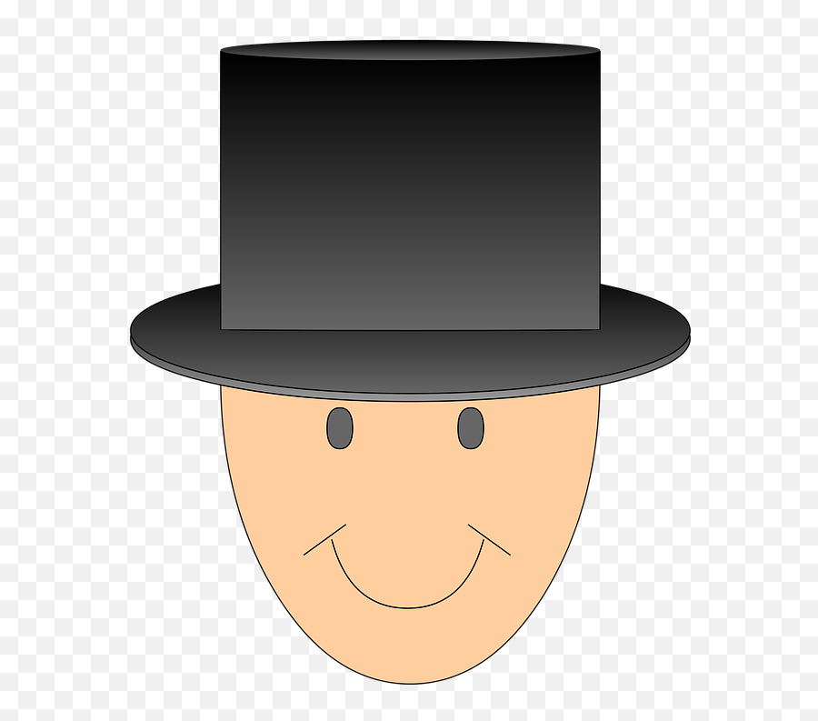 Man With Hat Top - Cartoon Emoji,Magic Emoticon