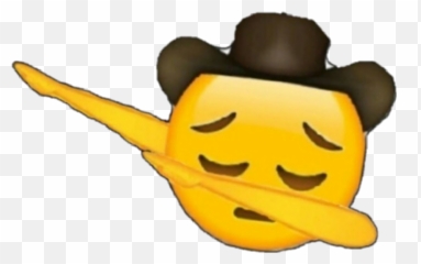 Yeet Emoji Yeehaw Emoticon - They Say Yeehaw But Never Ask Haw Yee,Yeet Emoji