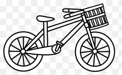Bike Free Bicycle Clip Art Free Vector - Cycling Clipart Black And White Emoji,Biking Emoji