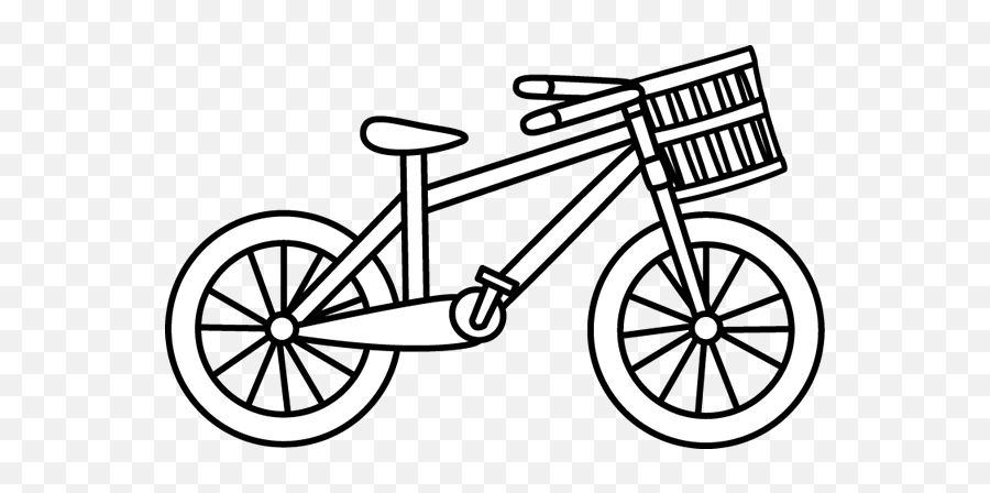 Bike Free Bicycle Clip Art Free Vector - Cycling Clipart Black And White Emoji,Biking Emoji