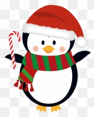 Unforgettable Cliparts - Christmas Art Penguin Emoji