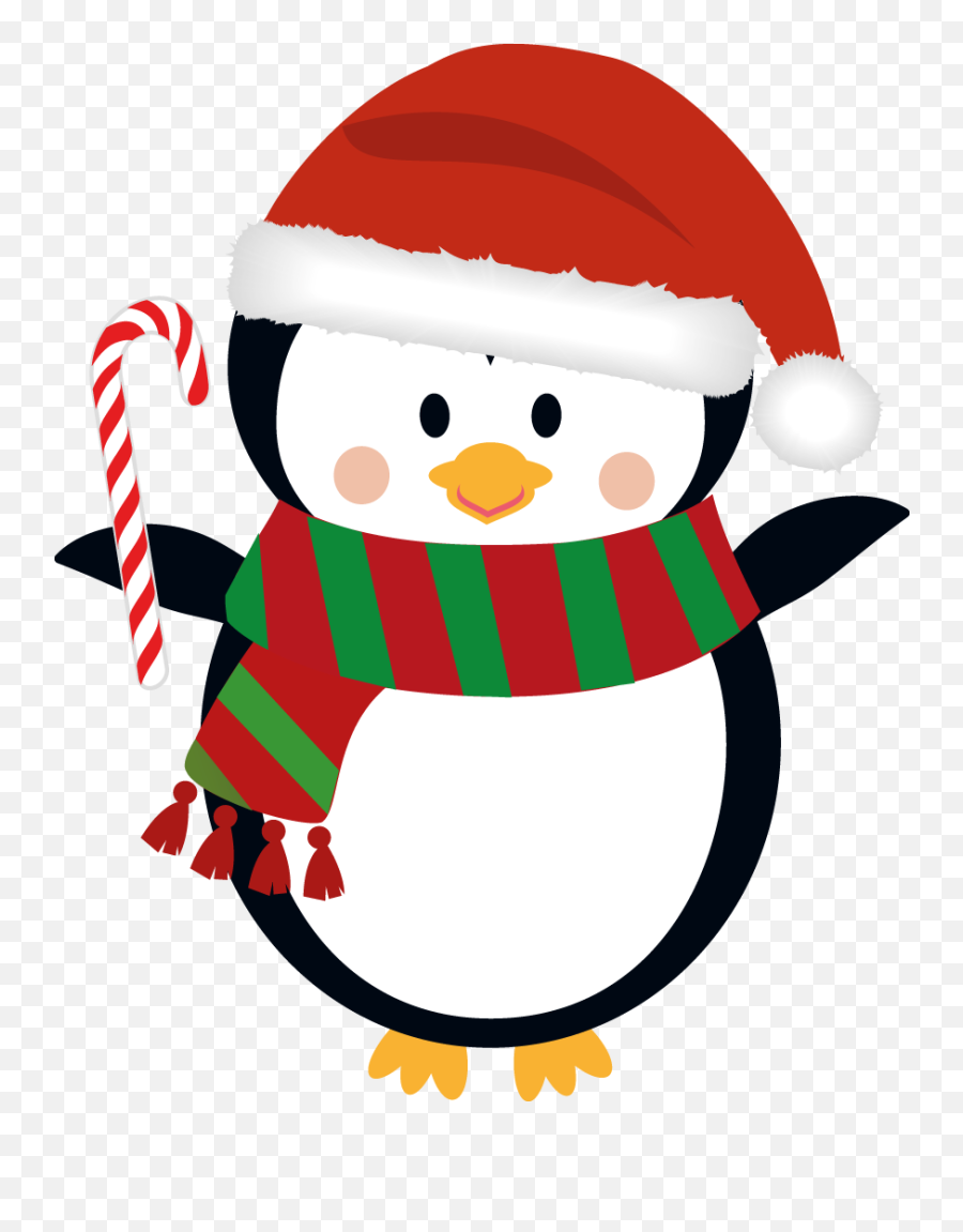 Unforgettable Cliparts - Christmas Clip Art Penguin Emoji,Merry Christmas Emoticon