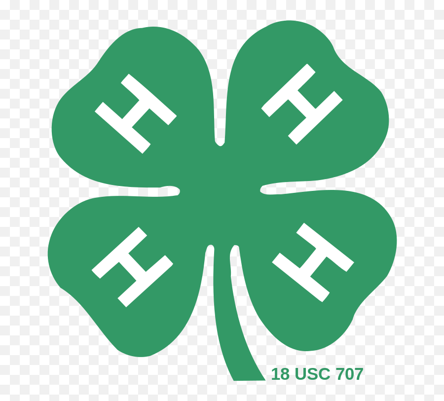 4h Emblem - 4 H Club Emoji,Four Leaf Clover Emoji