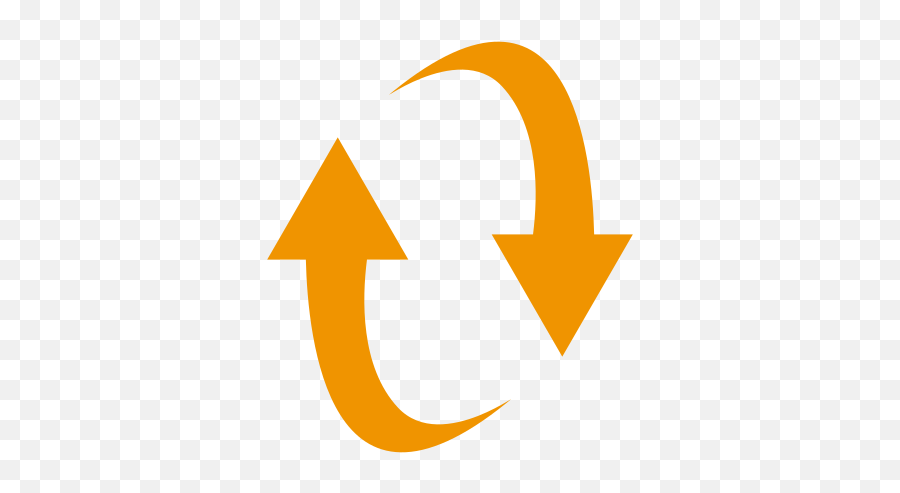 Upwards Open Circle Arrows Emoji - Yellow Arrows In Circle,Circle With Arrow Emoji