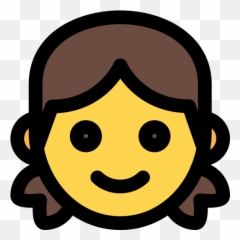 Girl - Icone Menina Png Emoji,Girl Emoticon