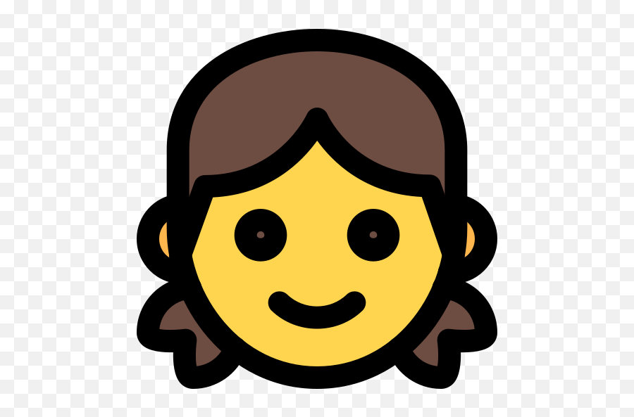 Girl - Icone Menina Png Emoji,Girl Emoticon