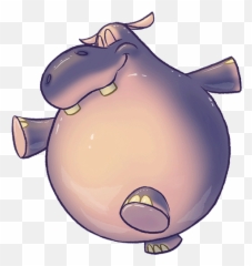 Hippo Animated Walk Cycle - Cartoon Animated Hippo Emoji,Hippo Emoji