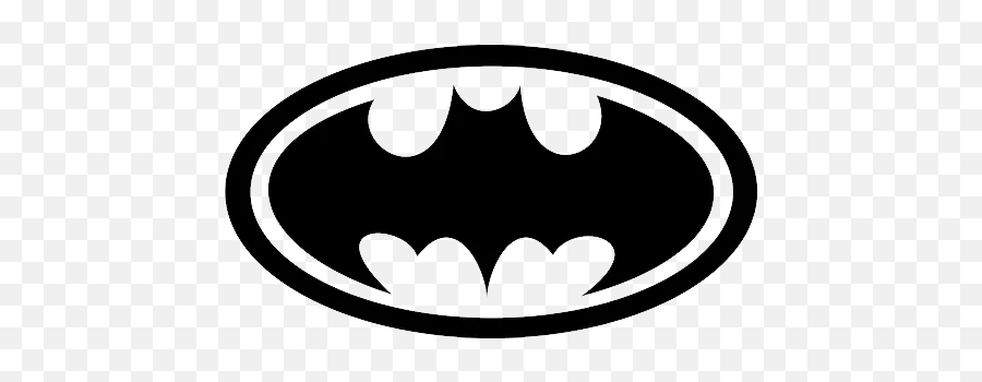 Batman Logo - Batman Logo Emoji,Batman Symbol Emoji