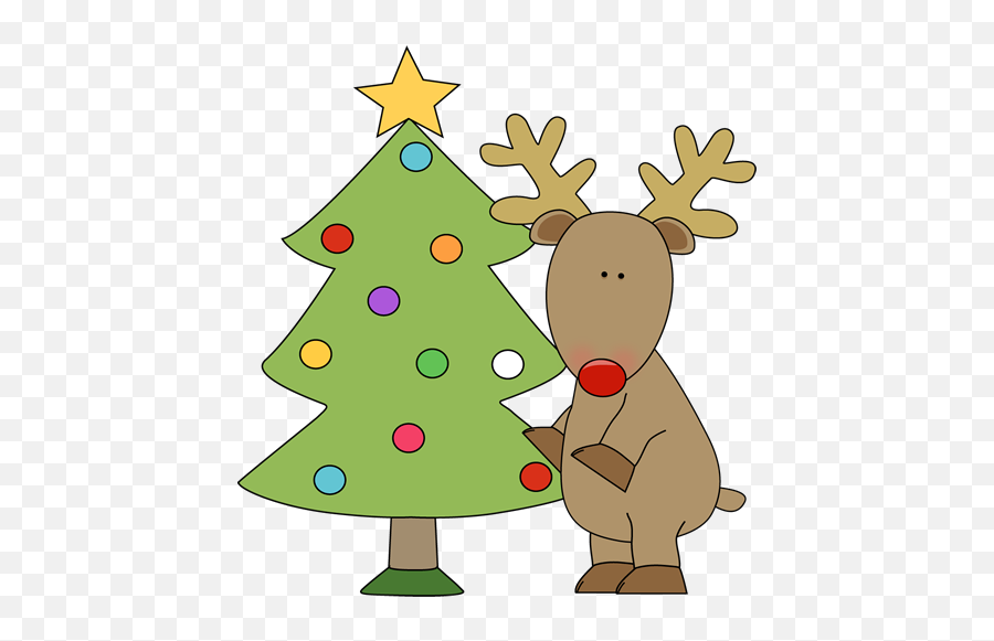 Deer And Christmas Tree Pucs - Christmas Sight Word Printable Game Emoji,Facebook Christmas Tree Emoticon