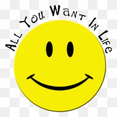 All You Want In Life 001 - Smiley Emoji