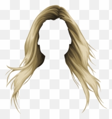 Blond Women Hair Png Image - Transparent Anime Girl Emoji