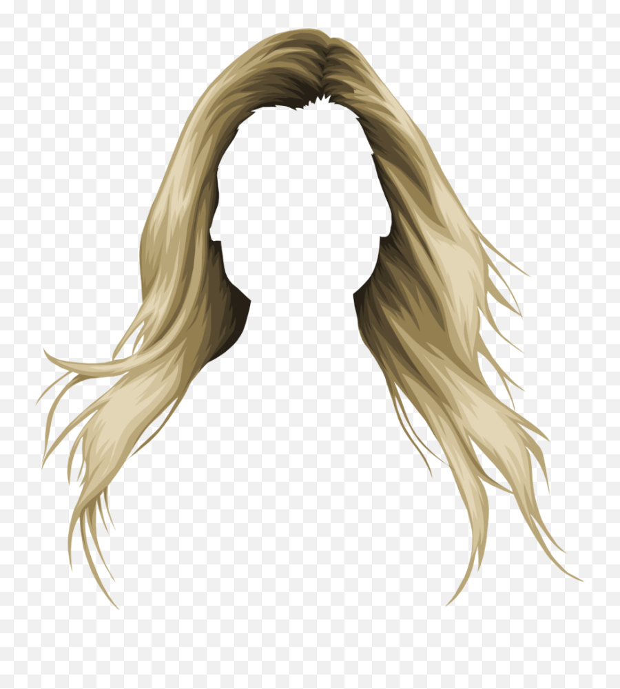 Blond Women Hair Png Image - Transparent Anime Girl Hair Png Emoji,Black Emoji With Blonde Hair