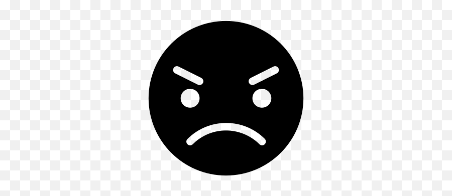 Angry Icon - Smiley Emoji,Angry Emoji