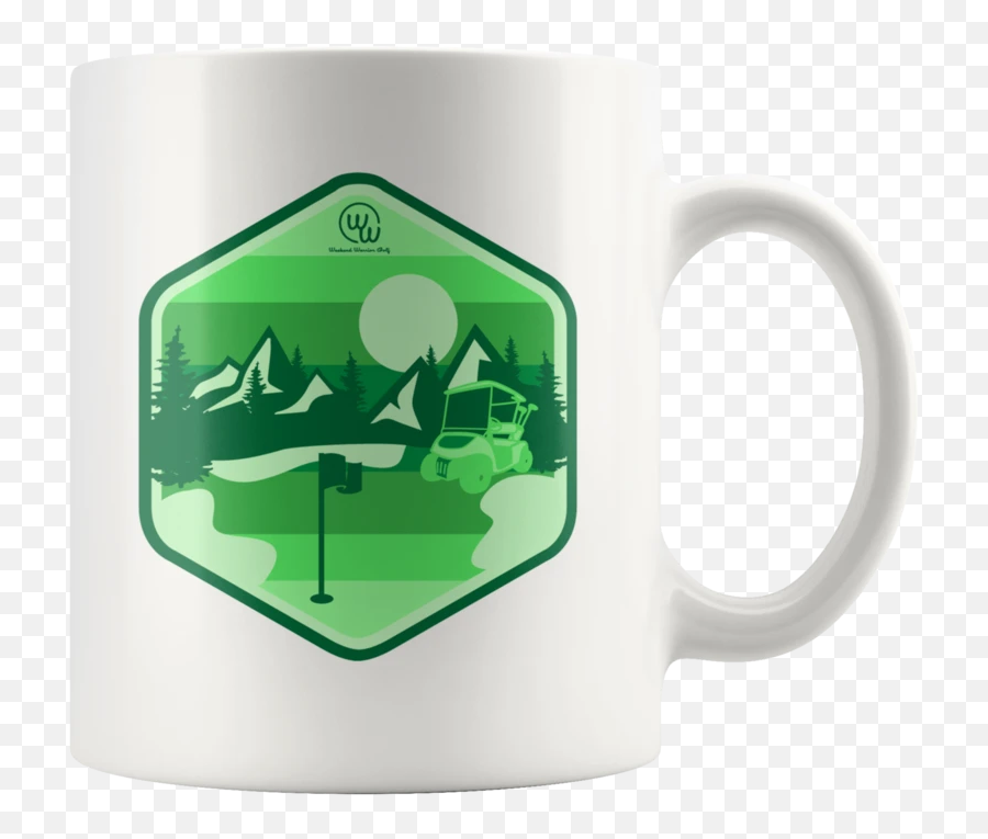 Golf In Nature Mug - Coffee Cup Emoji,Golf Emoji