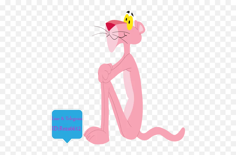 Pink Panther Stickers For Telegram - Cartoon Emoji,Panther Emoji