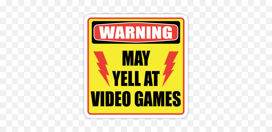 Warning - Access Games Emoji,Yell Emoji