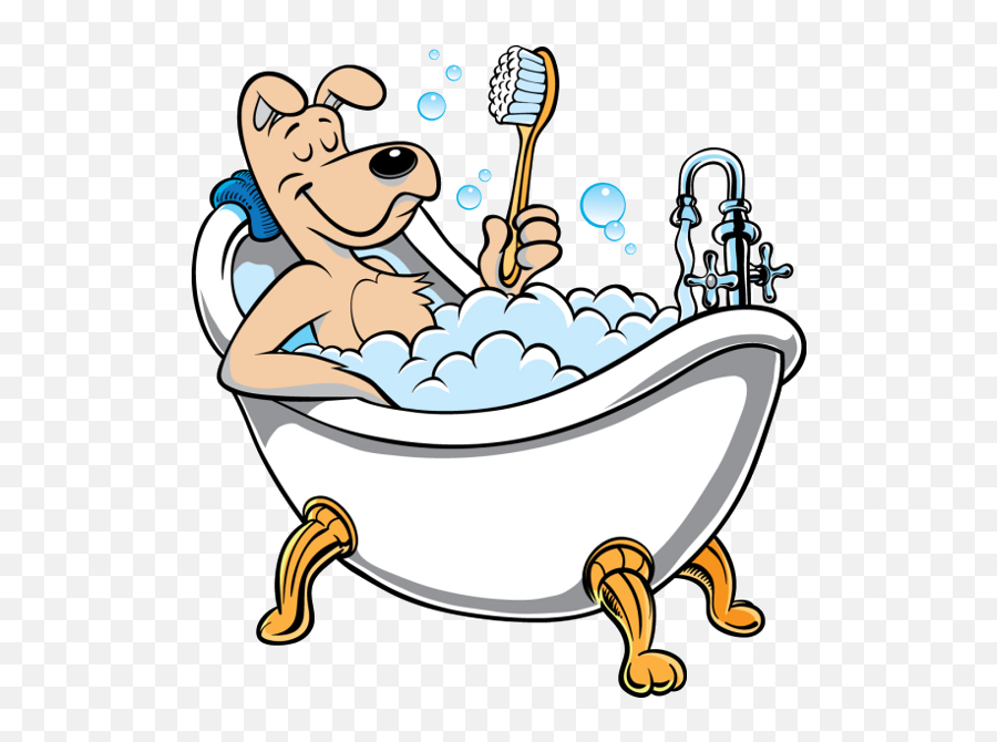 Bathtub Clipart Man Bathing - Dog Grooming Emoji,Bathtub Emoji