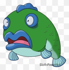 Download Scared Fish - Cartoon Transparent PNG Png Emoji