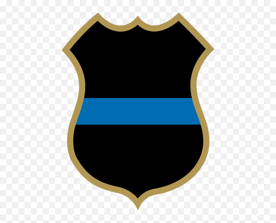 Thin Blue Line Badge Clipart - Blue Line Police Badge Emoji,Thin Blue Line Emoji