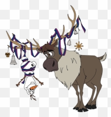 Frozen Fever Png - Elsa Elsa Sven Olaf At Christmas Sven Olaf And Sven Christmas Emoji,Emoji Frozen