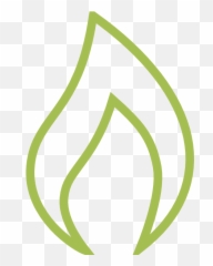Download Hd Roast Or Not Green Flame - Simple Candle Outline Emoji