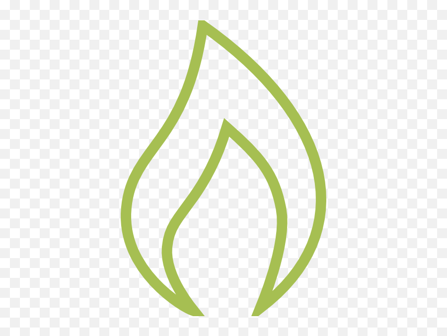Download Hd Roast Or Not Green Flame - Simple Candle Flame Outline Emoji,Flaming Emoji
