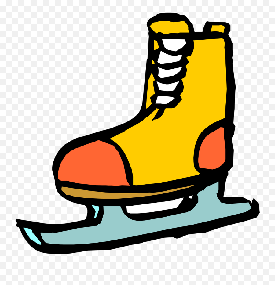 Collection Of Skate Clipart - Ice Skates Clip Art Transparent Background Emoji,Roller Skate Emoji