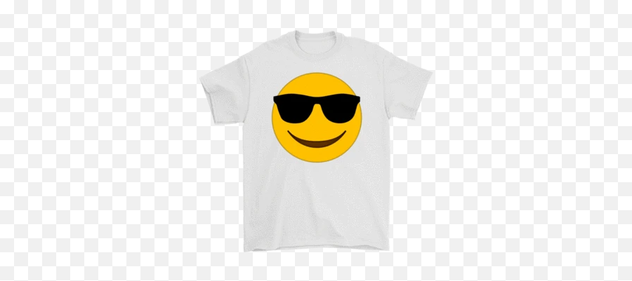 Cool Emoji With Shades - Smiley,Yellow Emoji Shirt
