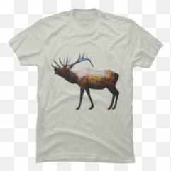 Mr Smiley T Shirt By DaviesBabies Design Humans - Double Exposure Elk Emoji