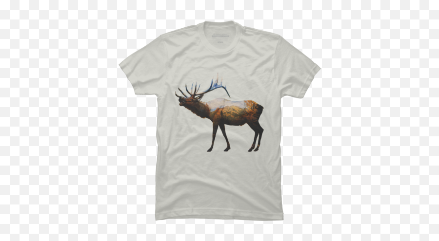 Mr Smiley T Shirt By Daviesbabies Design By Humans - Double Exposure Elk Emoji,Moose Emoticon