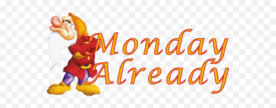 Monday Glitter Scraps - Monday Already Cartoon Emoji,Monday Emoticons