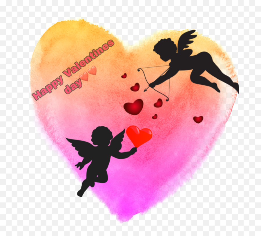 Happy Valentines Daylovekiss - Sticker By Syll11 Cupido Png Emoji,Happy Valentines Day Emoji