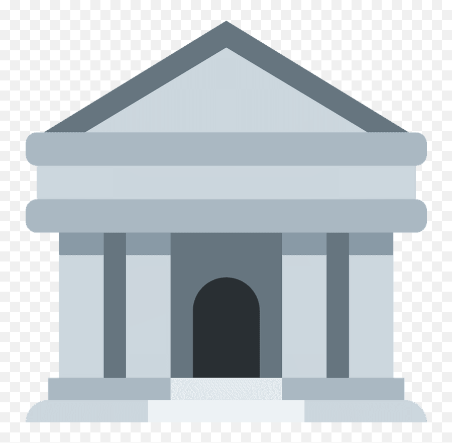 Bank Emoji Clipart Free Download Transparent Png Creazilla - Bank Emoji,Buildings Emoji