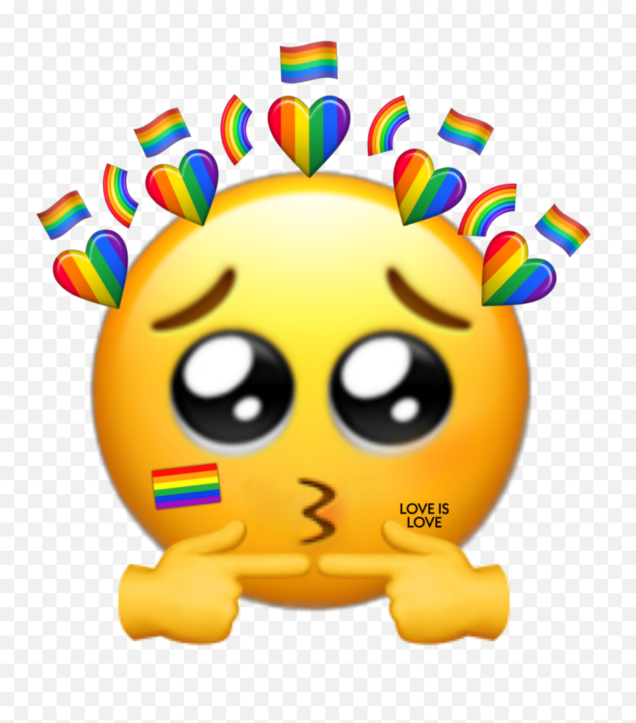 Lgbt Lgbtpride Sticker - Shy Emoji Tiktok,Lesbian Sign Emoji