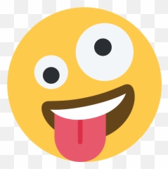 Zany Face Emoji Clipart -