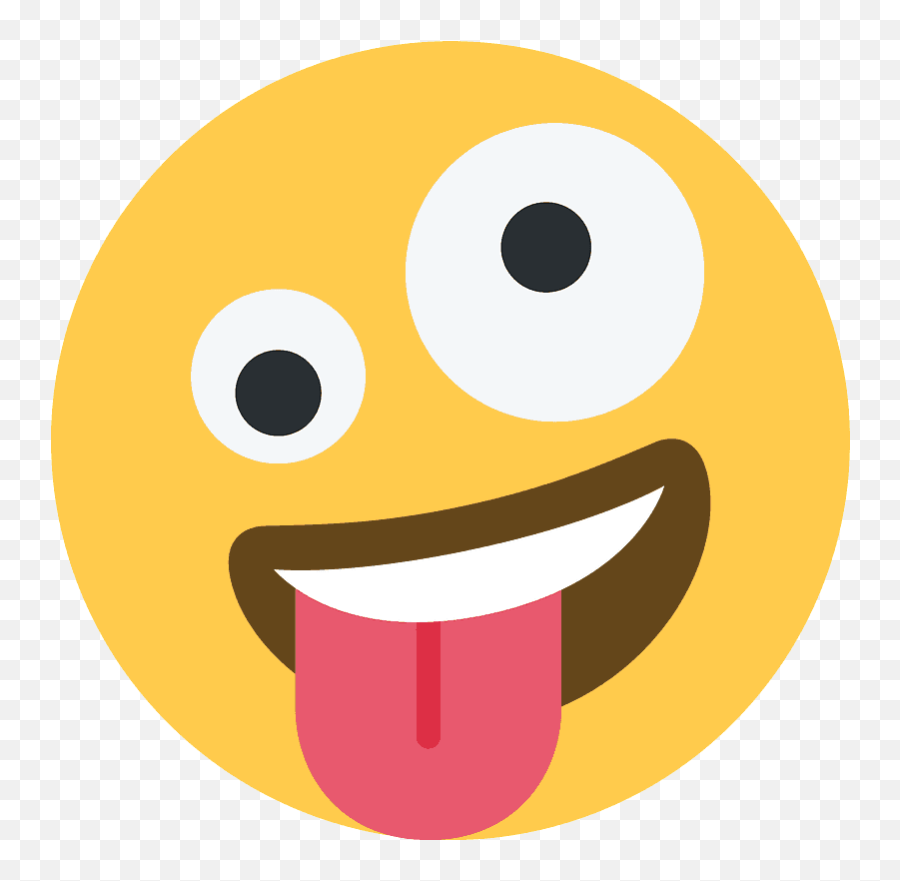 Zany Face Emoji Clipart - Zany Face Emoji,Money Face Emoji