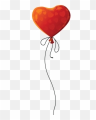 Res Heart Balloon Png Png Image With No - Bow Emoji,Heart Emoji Balloons