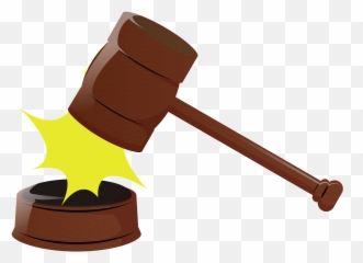Auction Hammer Gavel Clipart - Cartoon Png Emoji