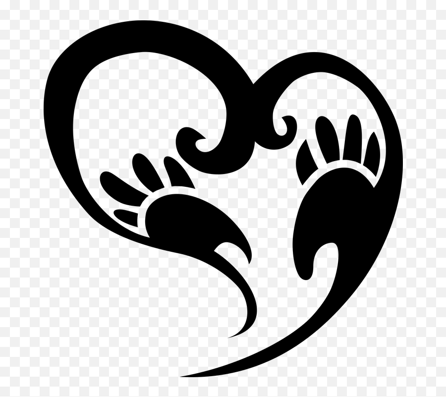 Heart Black Tattoo Emoji,Anime Emotion Symbols