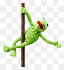 Pole Dance Kermit Funny Soft Toy Animal - Kermit The Frog Transparent Emoji,Pole Dancer Emoji