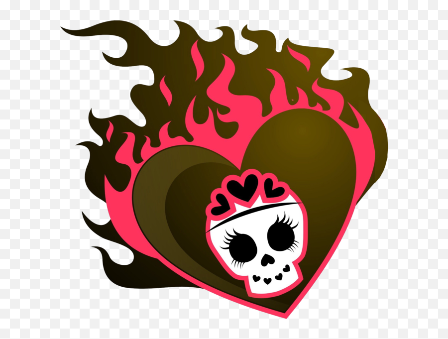Girly Skull Heart Mug Clipart - Valentines With Skull And Crossbones Emoji,Sugar Skull Emoji