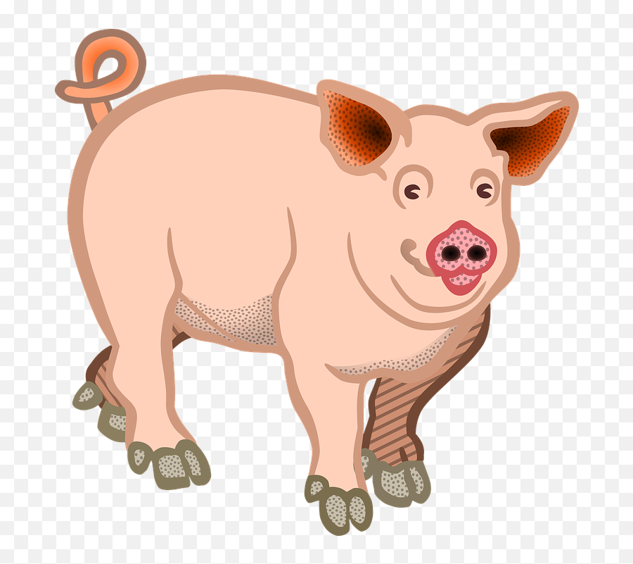 Pig Animal Farm - Pig Free Clip Art Emoji,Girl Pig Emoji
