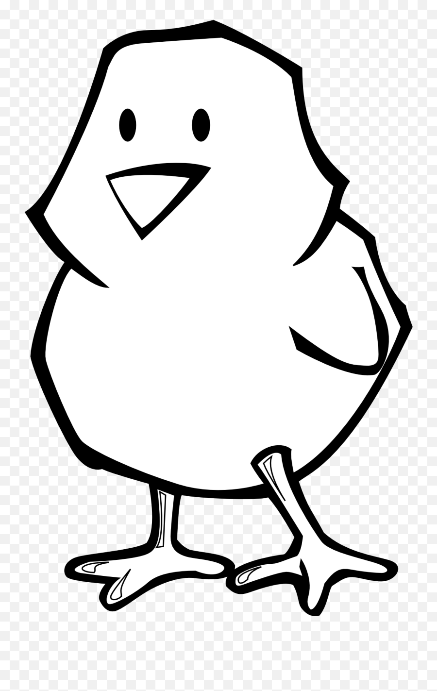 Clipart Black And White Free Images - Clipart Chicks Black And White Emoji,Party And Chicken Emoji
