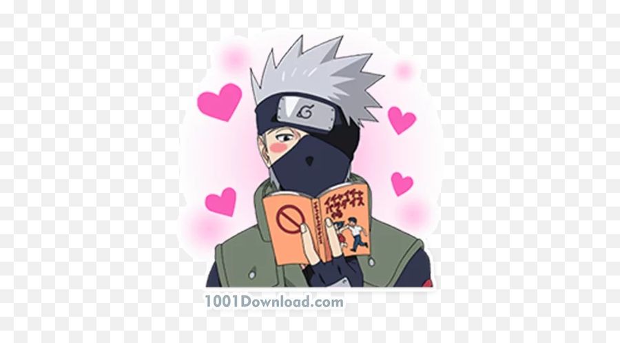 Naruto Shippuden 1001download Stickers For Telegram - Kakashi Hatake Emoji,Naruto Emoji