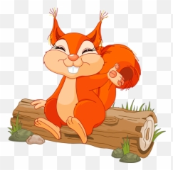 Pin På Png Zvieratká - Illustration Cute Squirrel Emoji,Squirrel Emoticon
