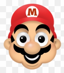 Sad Mario Png Picture - Super Face Emoji