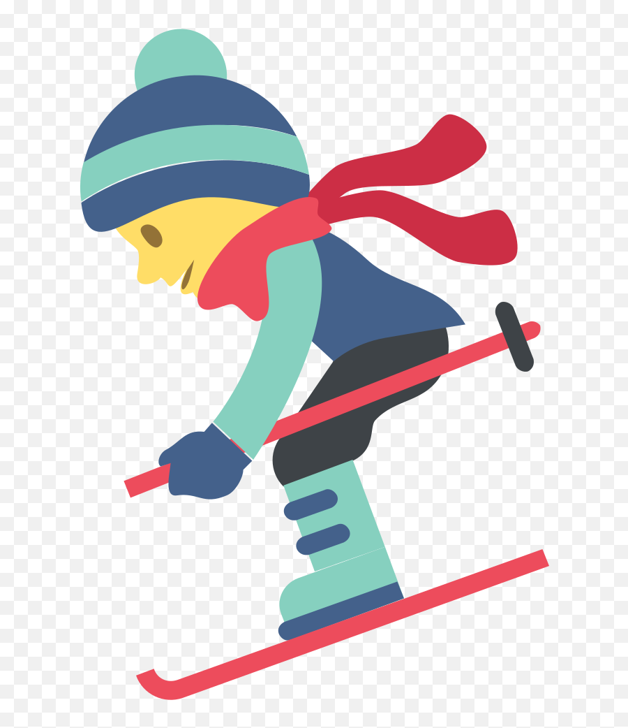 Emojione 26f7 - Skiing Clipart Emoji,Winter Emoji