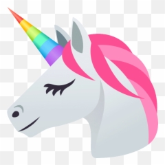 Presenting Emoji Animations 2 - Transparent Animated Unicorn Gif