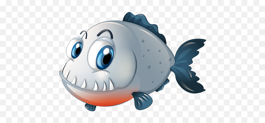 Waliha Lucivi By Dehui Wu - Pesce Piranha Disegno Emoji,Blowfish Emoji