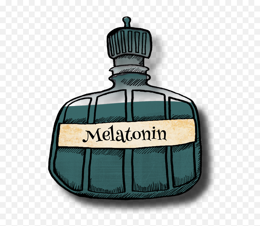 Download Melatonin Helps Control Everyoneu0027s Sleeping And - Glass Bottle Emoji,Sleeping Emoji Png